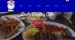 Desktop Screenshot of chefscountrycafe.com